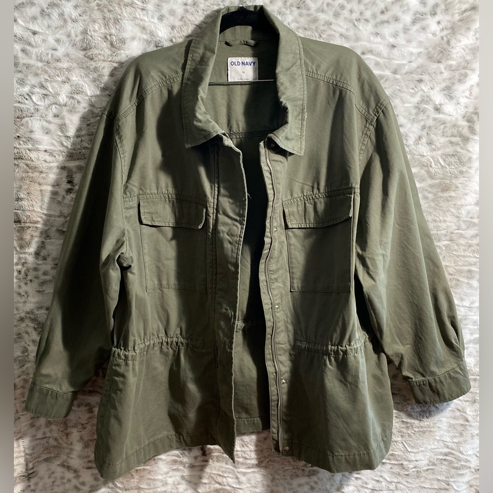 NEW OLD NAVY. GREEN JACKET/ COAT / UTILITY JACKET